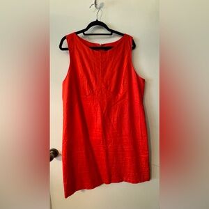 Banana Republic Red Sleeveless Tank Dress